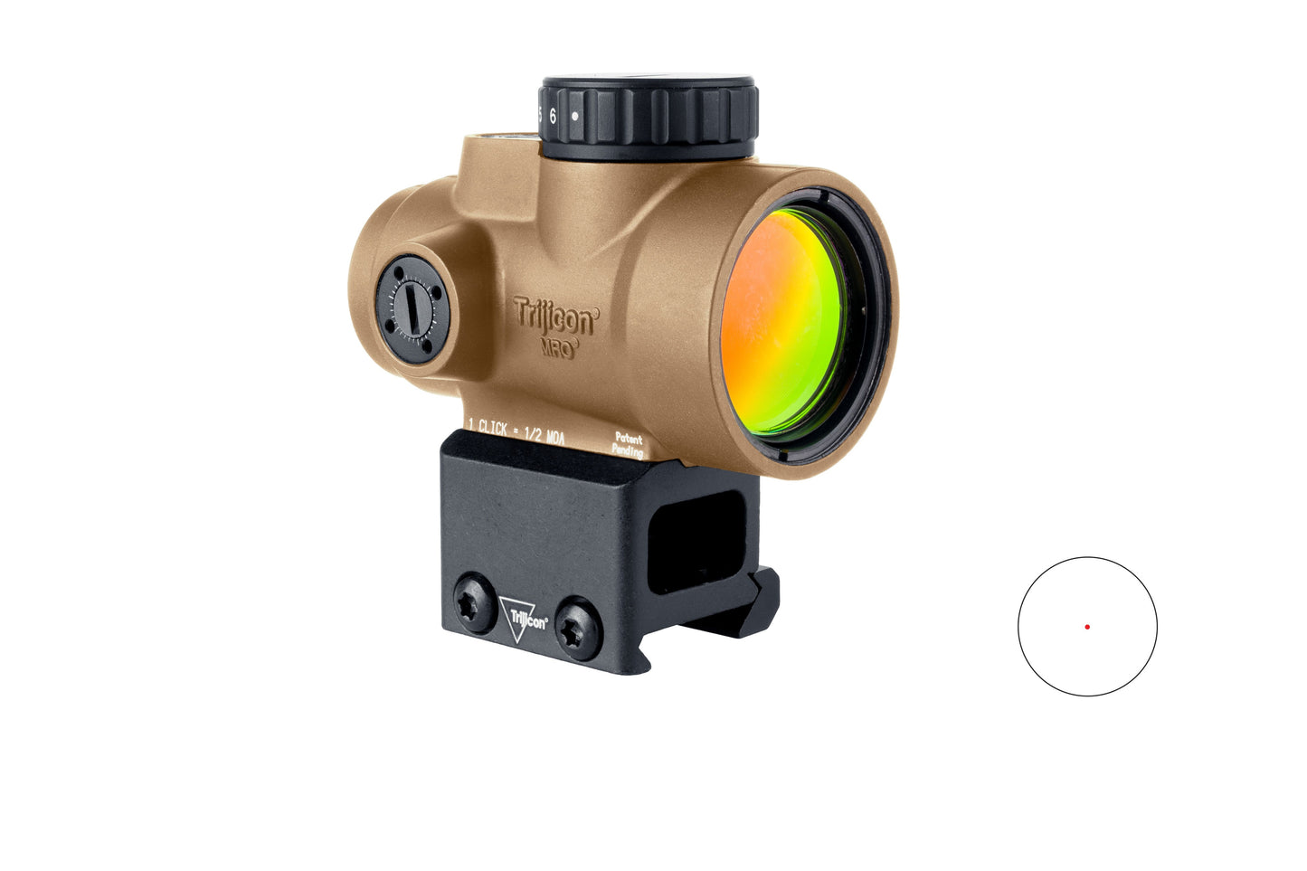 MRO SD 1X25 2MOA COYOTE MID MT